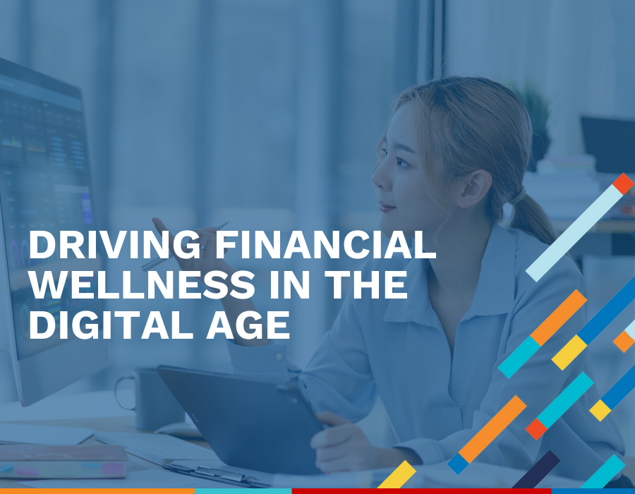 Person using a smartphone or laptop to access personalized financial wellness tools and credit insights