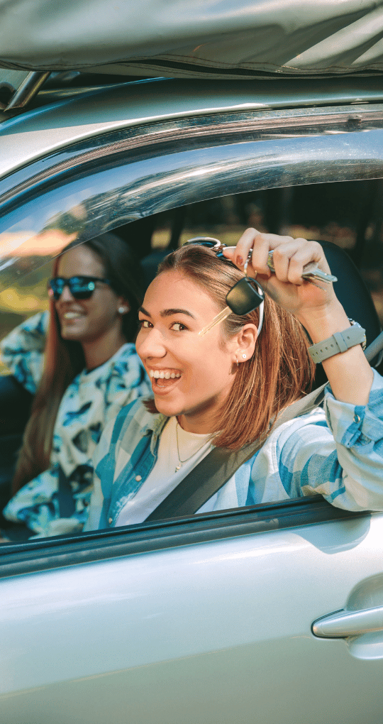 Woman Taking Notes While Sitting Down