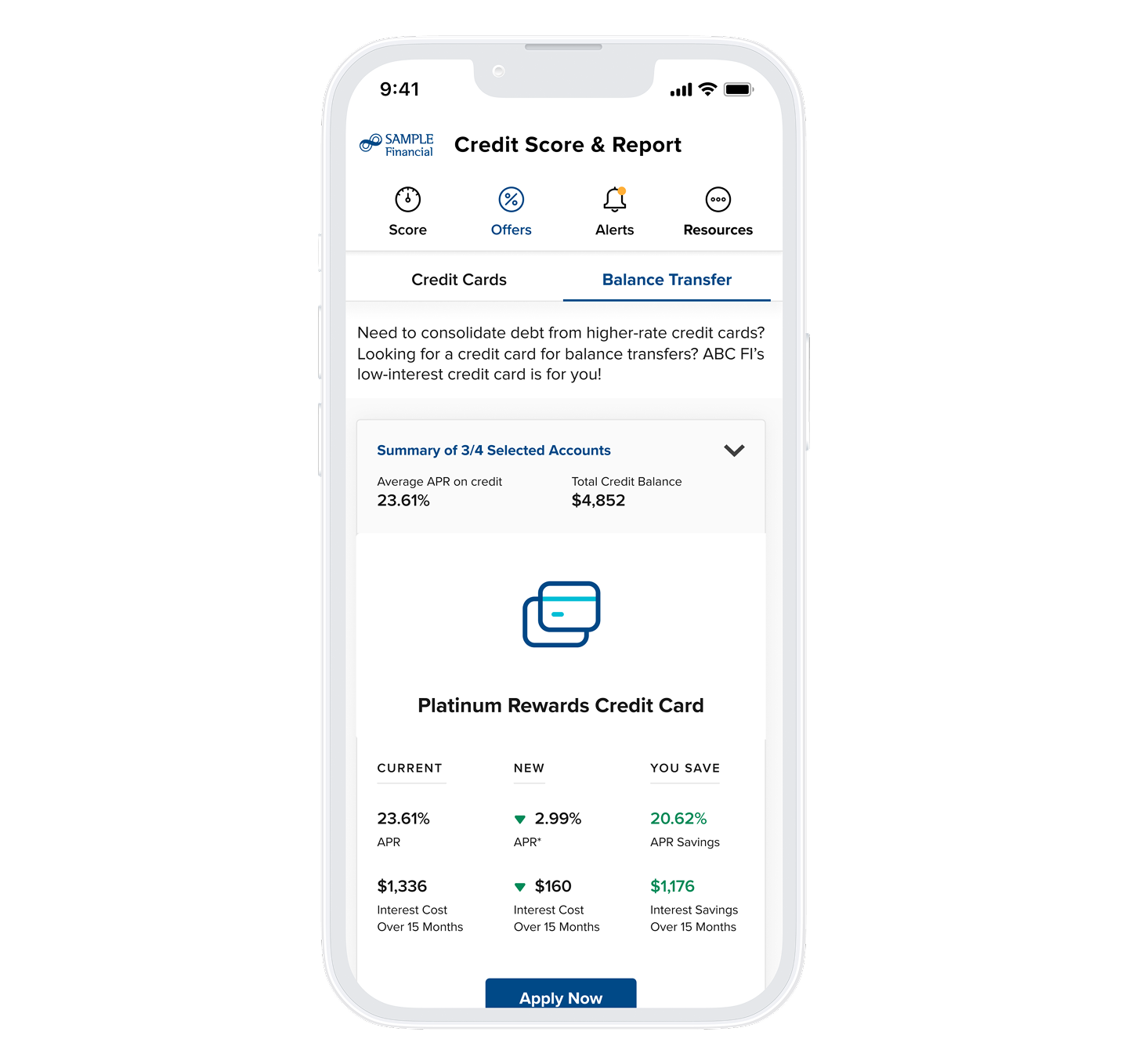 Multiple Pre-Approved Offers Inside Digital Banking