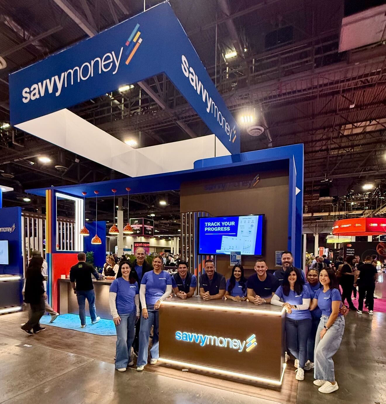 The SavvyMoney Team at the Money2020 Booth